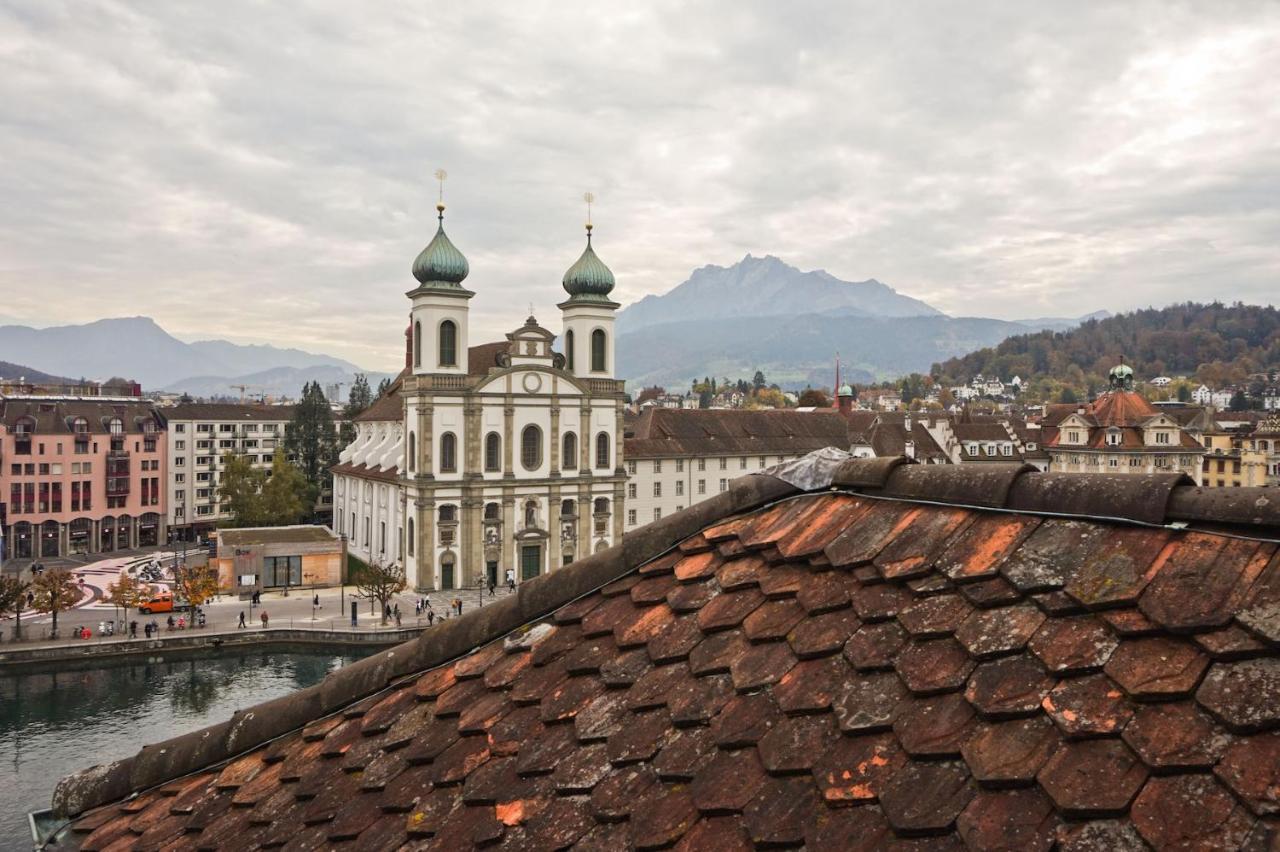 Hitrental Chapel Bridge Apartments Luzern Dış mekan fotoğraf
