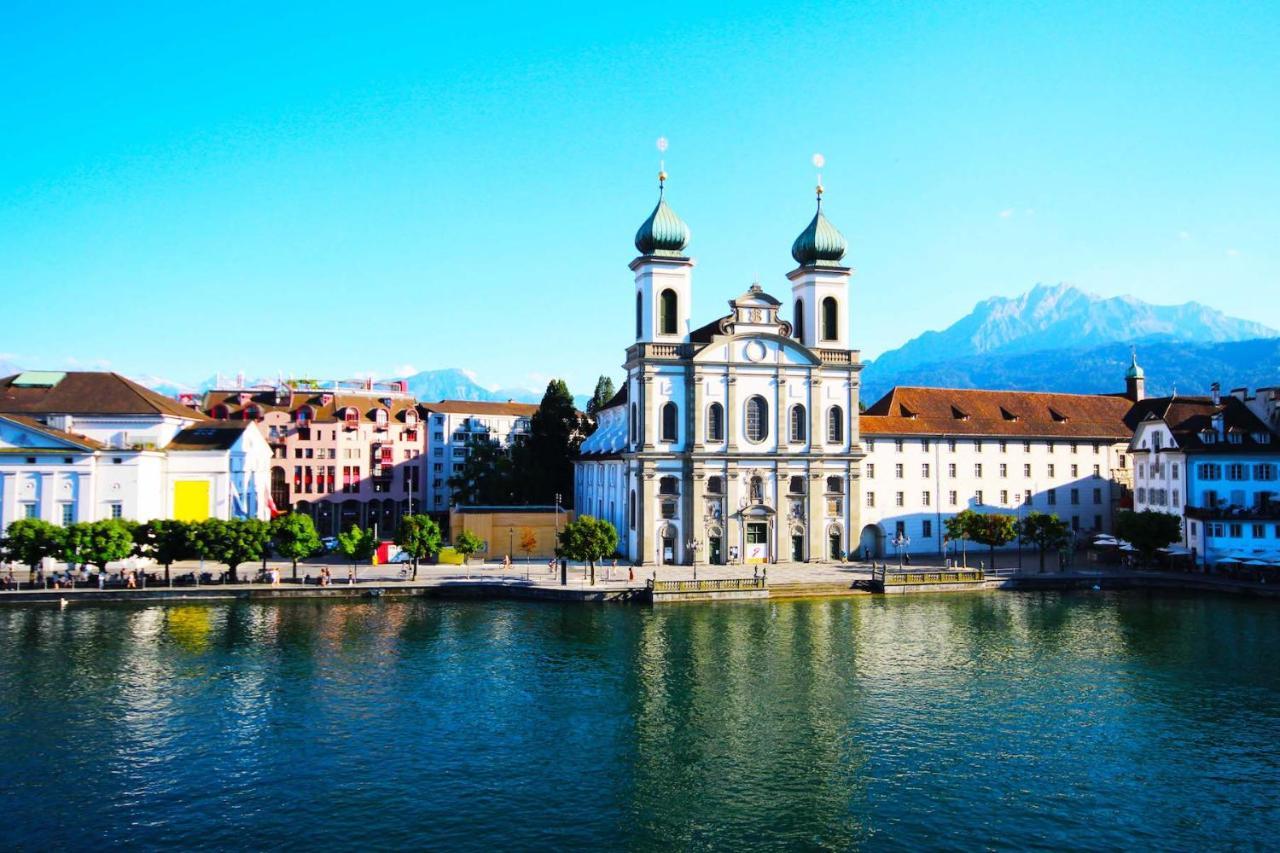 Hitrental Chapel Bridge Apartments Luzern Dış mekan fotoğraf