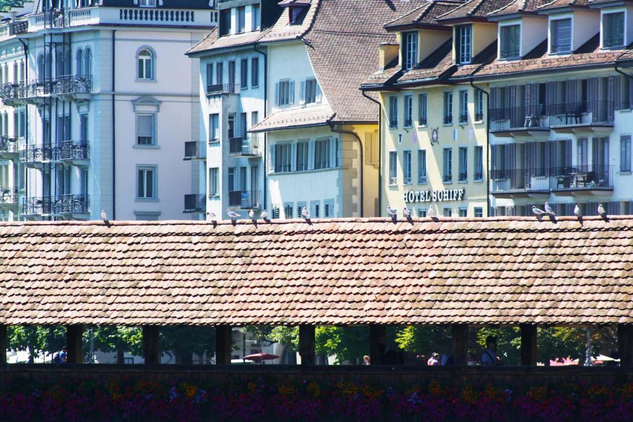 Hitrental Chapel Bridge Apartments Luzern Dış mekan fotoğraf
