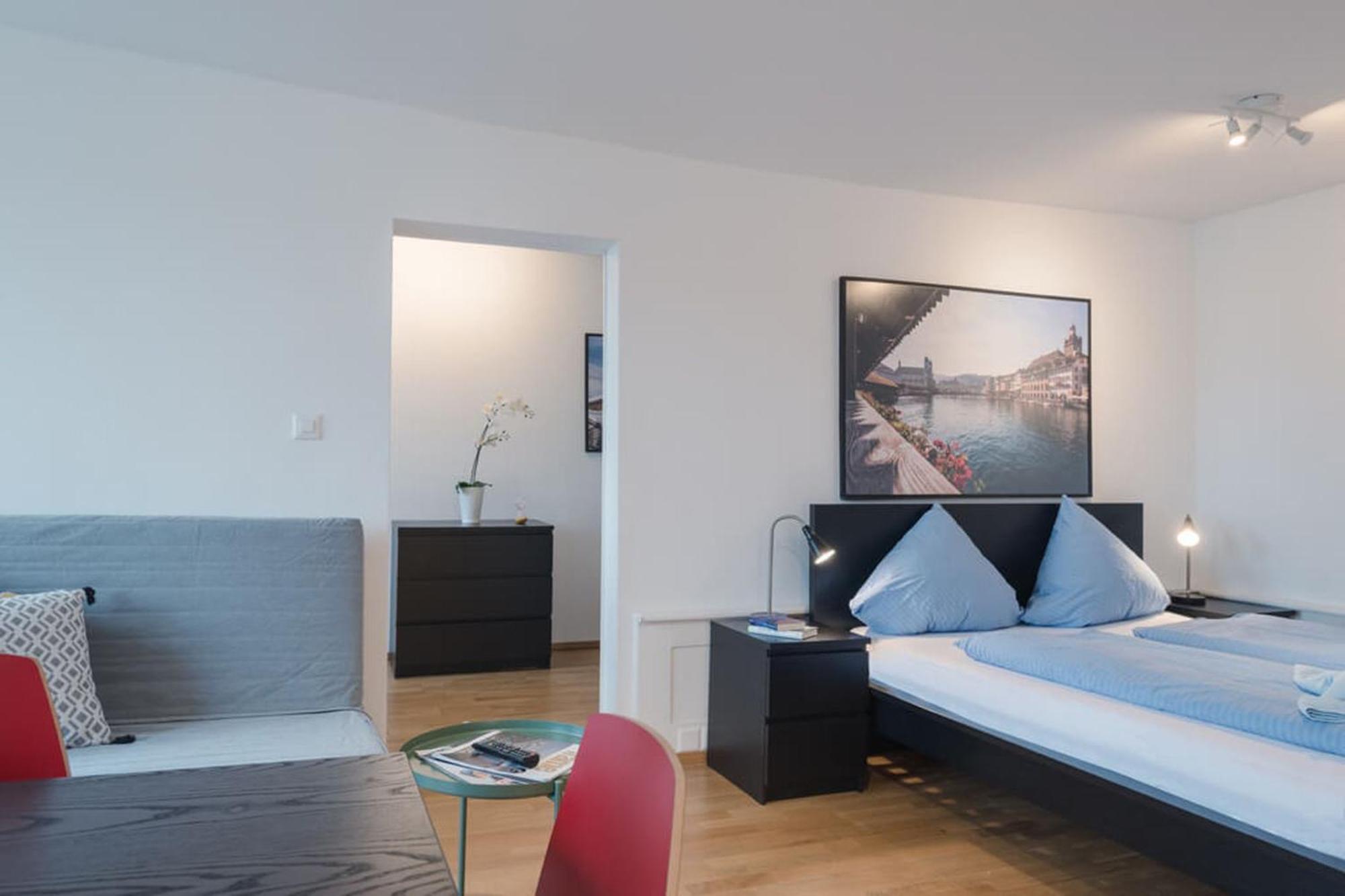 Hitrental Chapel Bridge Apartments Luzern Dış mekan fotoğraf