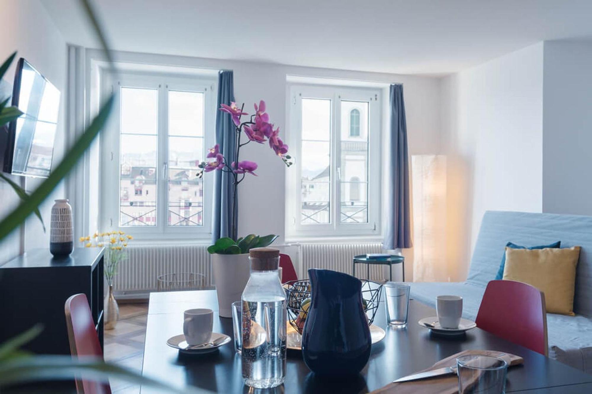 Hitrental Chapel Bridge Apartments Luzern Dış mekan fotoğraf