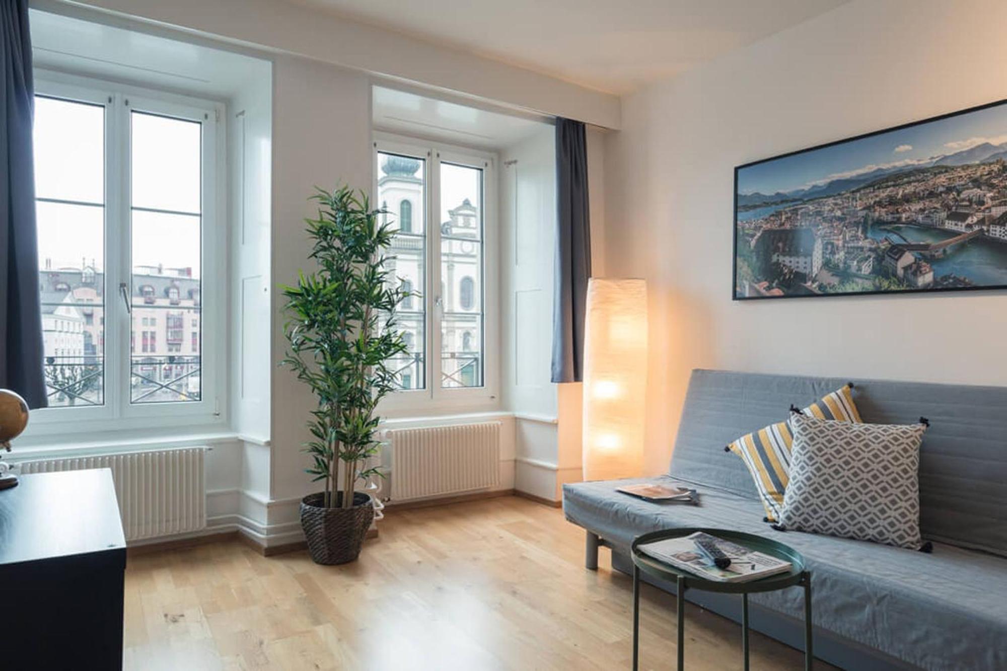 Hitrental Chapel Bridge Apartments Luzern Dış mekan fotoğraf